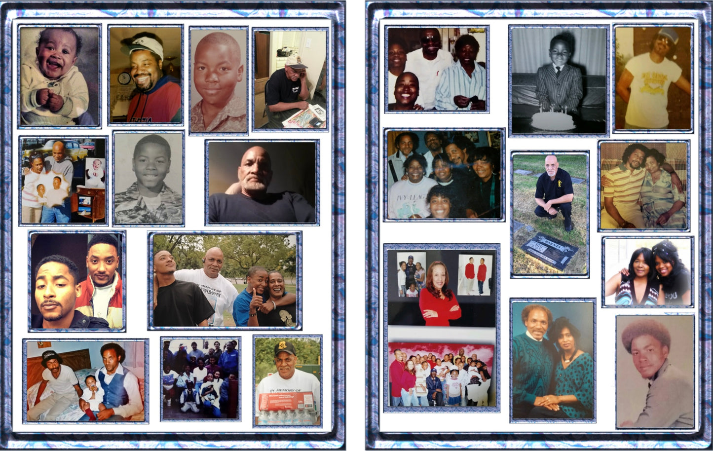 CUSTOM PRINTED - 11”x17” FUNERAL PROGRAM