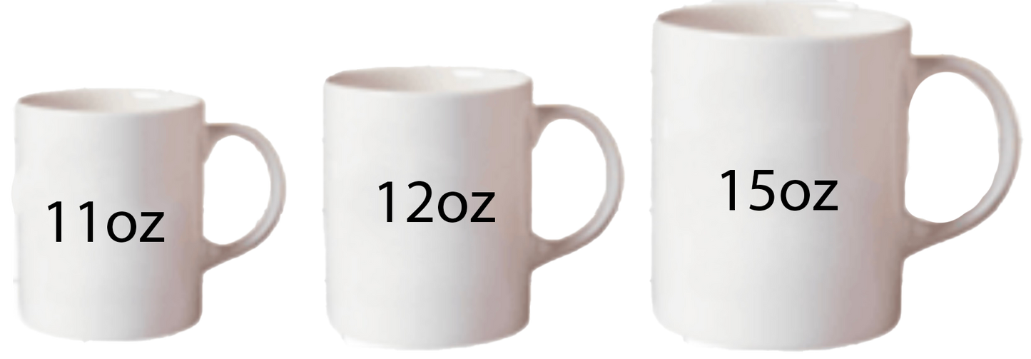 CUSTOM PRINTED - SUBLIMATION - UV DTF - MUGS