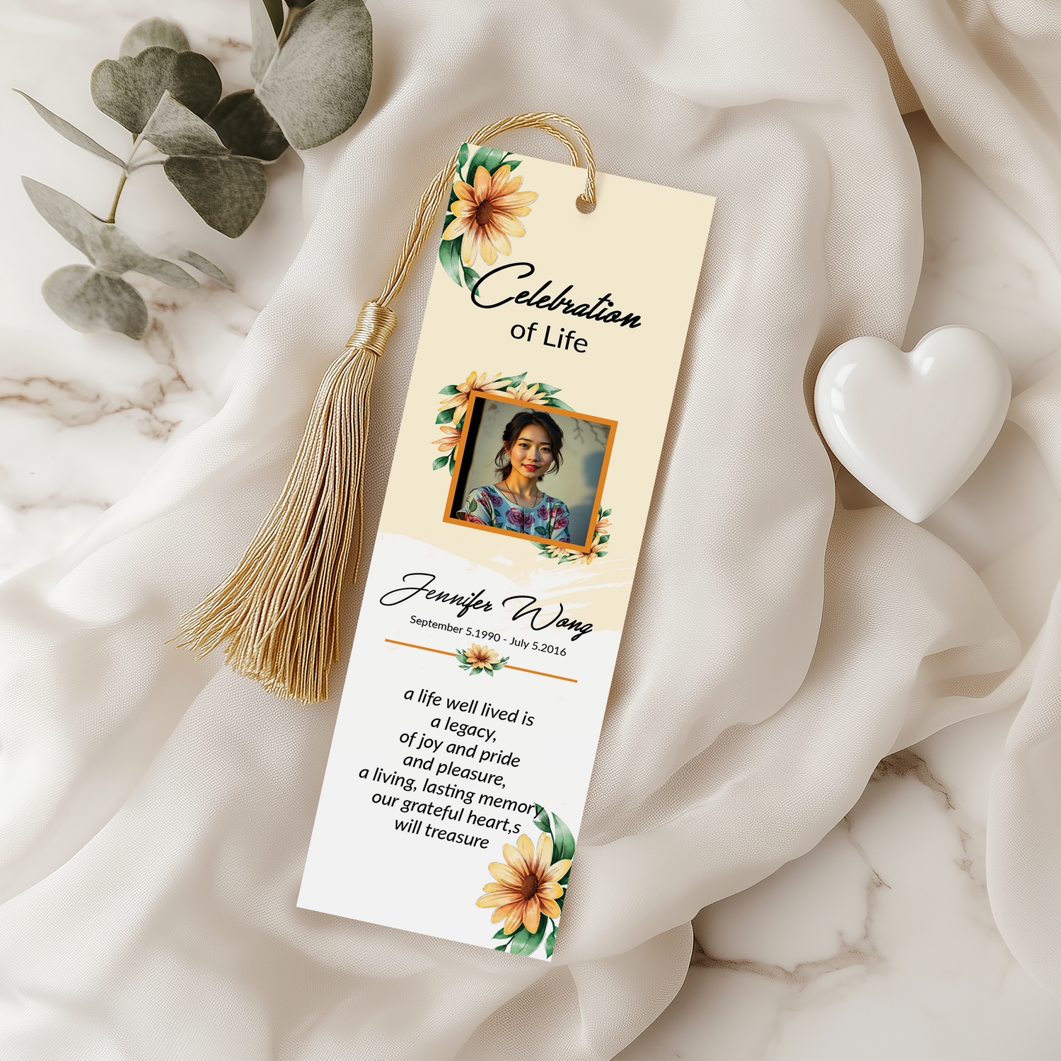 MEMORIAL BOOKMARKS