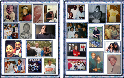 CUSTOM PRINTED - 11”x17” FUNERAL PROGRAM