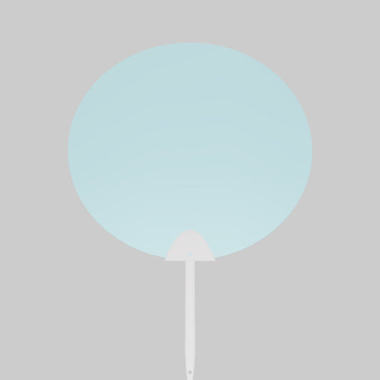 CUSTOM PRINTED SUBLIMATION FUNERAL FAN - ROUND